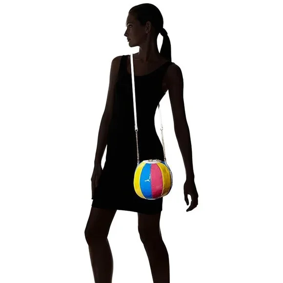 NWT Betsey Johnson Beach Ball Crossbody Glossy Vinyl Handbag - Picture 6 of 15
